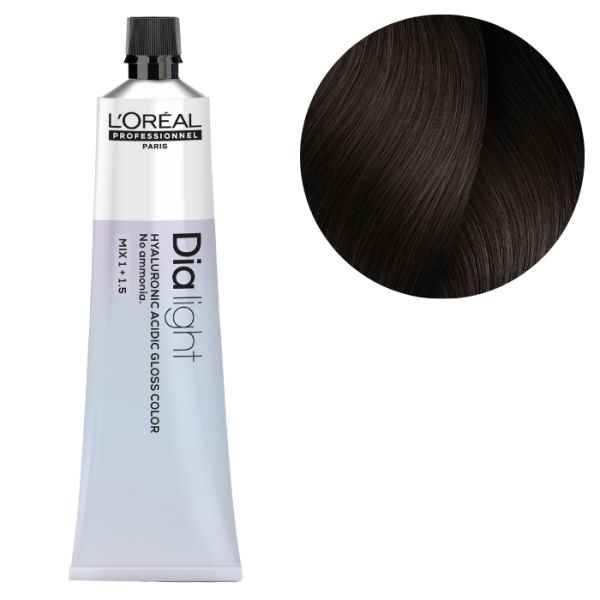 Coloration Gloss Dia Light 5.12 Châtain Clair Cendré Irisé L'Oréal Professionnel 60ml