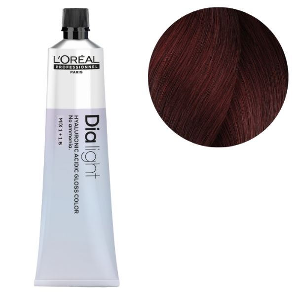 Coloration Gloss Dia Light 5.66 Châtain Clair Rouge Profond L'Oréal Professionnel 60ml