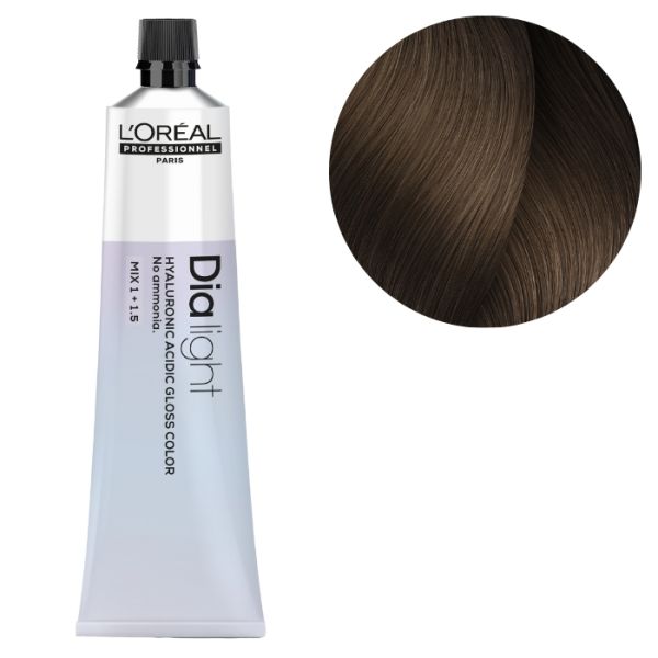 Coloration Gloss Dia Light 6.28 Blond Foncé Irisé Mocca L'Oréal Professionnel 60ml