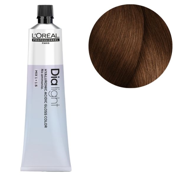 Coloration Gloss Dia Light 6.45 Blond Foncé Cuivré Acajou L'Oréal Professionnel 60ml