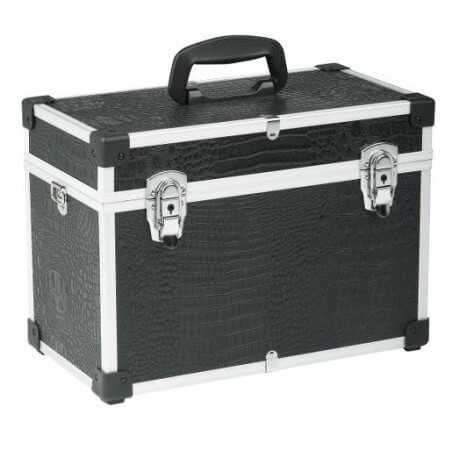 Valise de coiffure Croco Noire