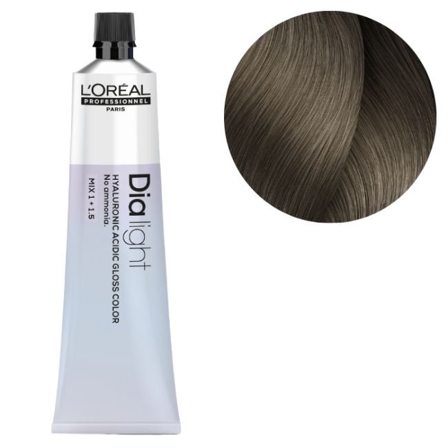 Coloration Gloss Dia Light 7.01 Blond Naturel Cendré L'Oréal Professionnel 60ml