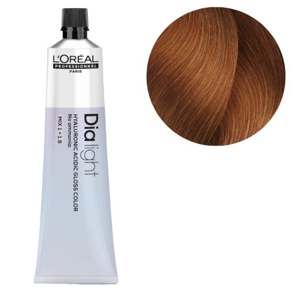 Coloration Gloss Dia Light 7.4 Blond Cuivré L'Oréal Professionnel 60ml