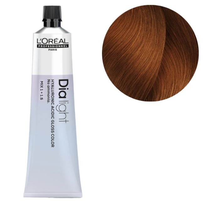 Coloration Gloss Dia Light 7.43 Blond Cuivré Doré L'Oréal Professionnel 60ml