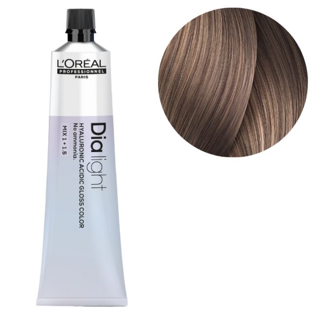 Coloration Gloss Dia Light 8.21 Blond Clair Irisé Cendré Milkshake L'Oréal Professionnel 60ml