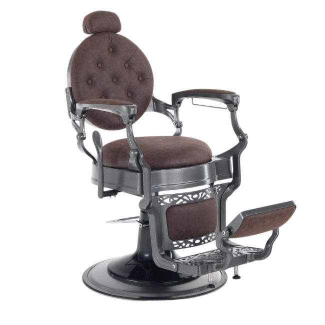Fauteuil Barbier Hair Custom Roadster Gris Plomb