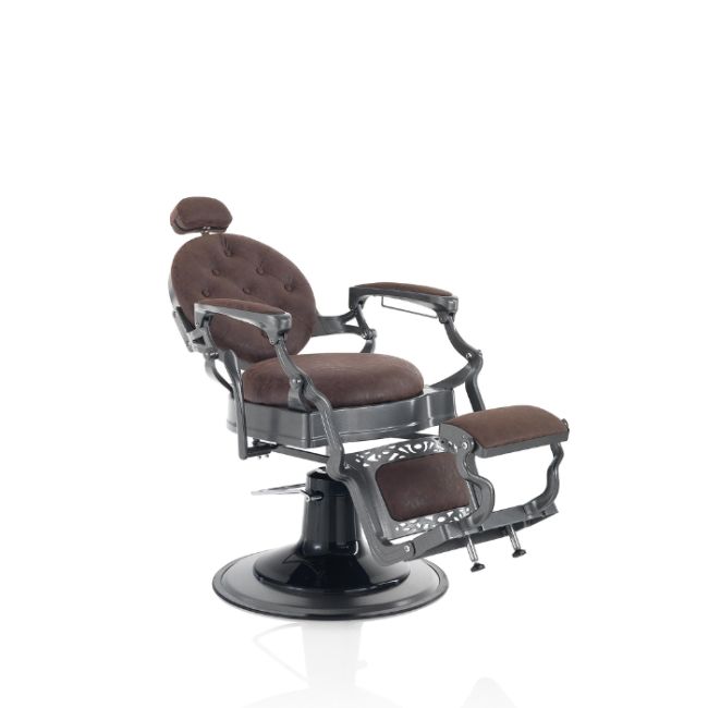 Fauteuil Barbier Hair Custom Roadster Gris Plomb
