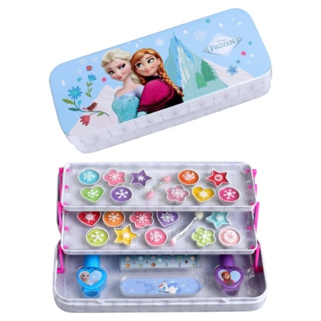 Boite à maquillage 3 étages Reine des Neiges