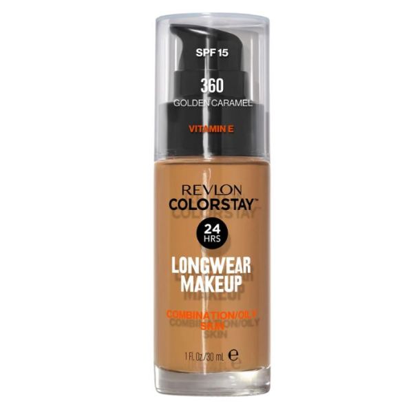 Fond de Teint Peaux grasses ColorStay N°360 Golden Caramel REVLON