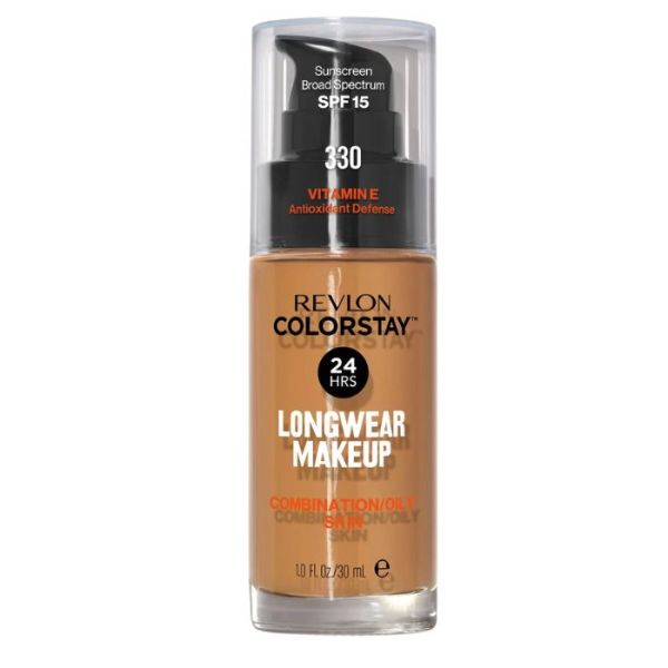 Cutis fondo Revlon ColorStay Piel Grasa Grasa 330 Tan Natural