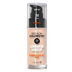 Revlon Colorstay Fond de Teint Hydratant 24H in de kleur n°110 Ivoor voor de vette huid.
