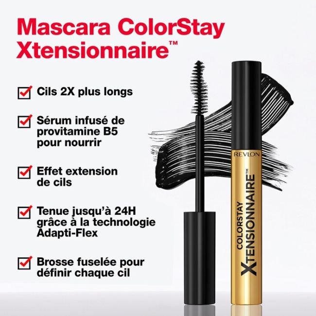 ColorStay Mascara XTENSIONNAIRE No. 211 Blackest Black Waterproof REVLON