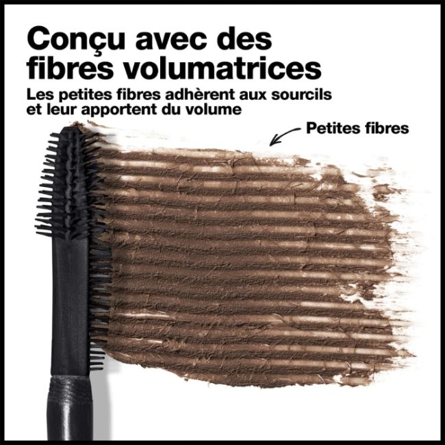 Gel für Augenbrauen Colorstay Brow Fiber Filler 303 Mittelbraun