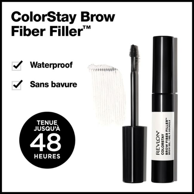 Gel für Augenbrauen Colorstay Brow Fiber Filler 306 Klar REVLON