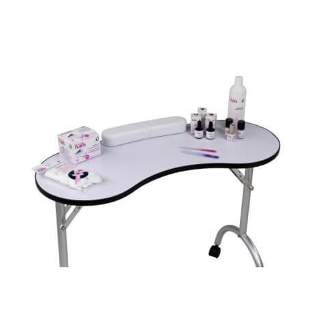 Table de manucure, pliante, aspirateur intégré - ORLANDA - 80*40*75cm