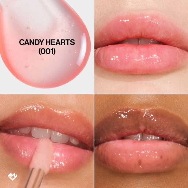 Super Lustrous Glimmer Lip Oil Candy Hearts REVLON