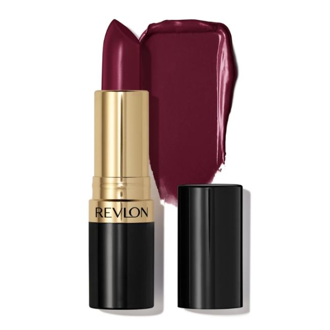 Lápiz labial de Revlon Súper Brillante 477 Negro cereza