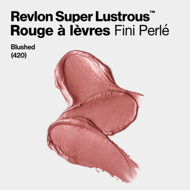 Lápiz labial de Revlon Súper Brillante 420 sonrosado