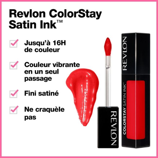 Batom ColorStay Satin Ink 015 Fire&Ice REVLON