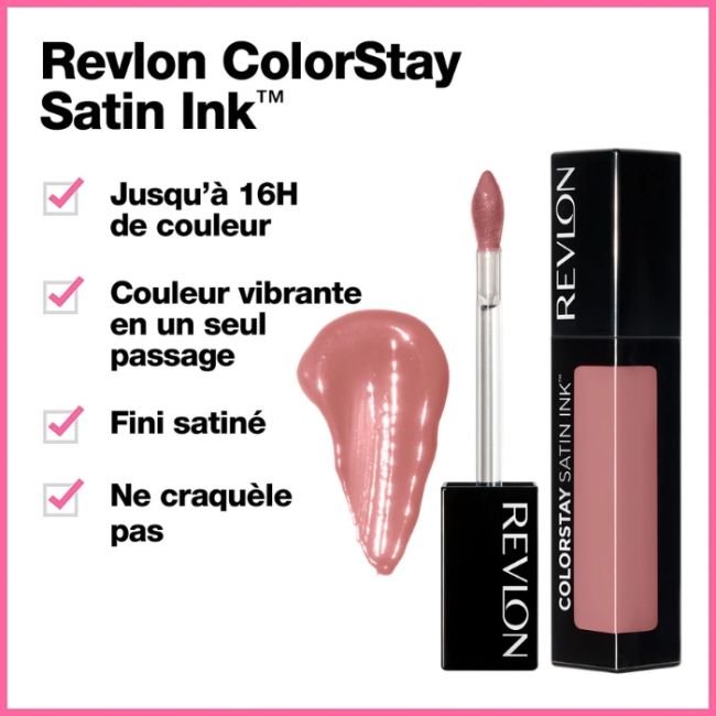 Lippenstift ColorStay Satin Ink 007 Partner in Crime REVLON
