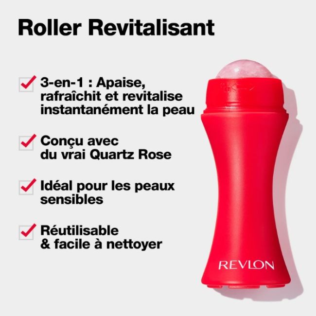 Roller in quarzo rosa rivitalizzante REVLON