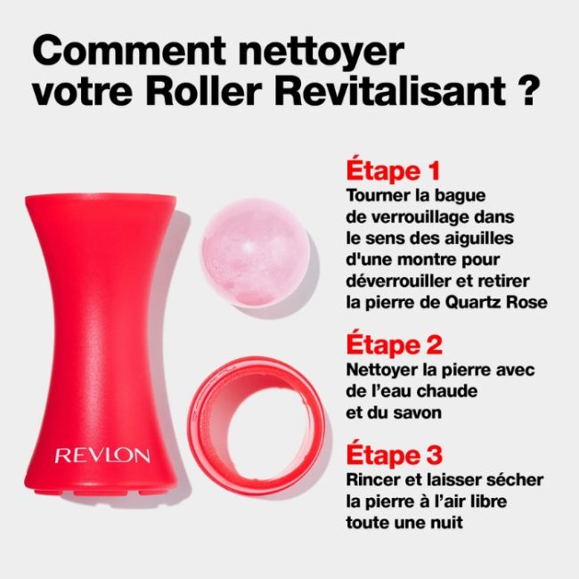 Roller Quartz rose Revitalisant REVLON