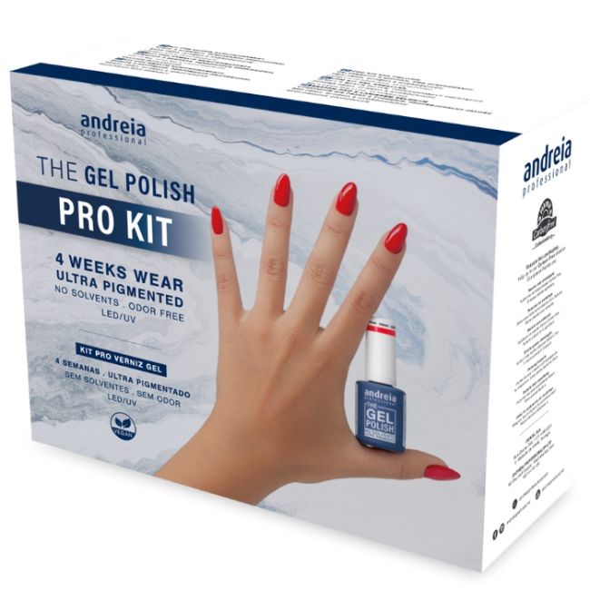 Kit pro vernis semi-permanent The Gel Polish Andreia