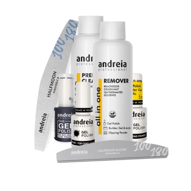 Kit pro vernis semi-permanent The Gel Polish Andreia