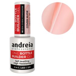 Gel de construction 3-en-1 One Bottle Cover Nude Andreia 14ml