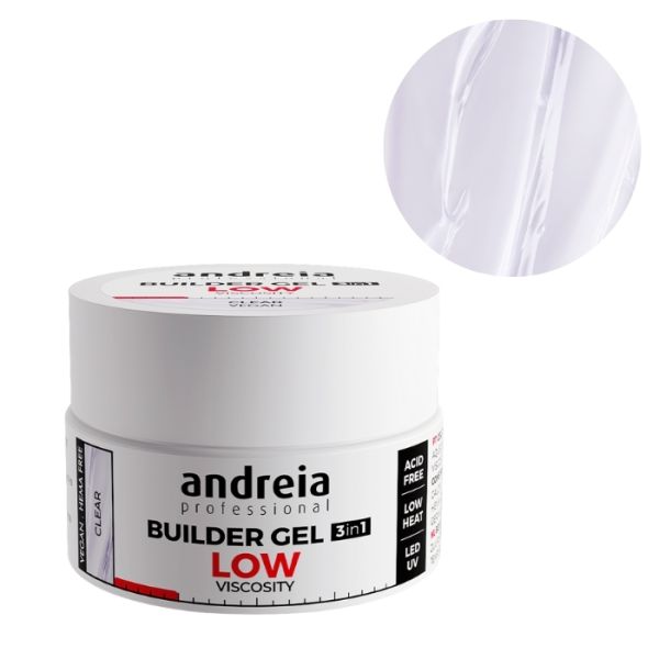 Gel de construction faible viscosité Clear Andreia 22Gr