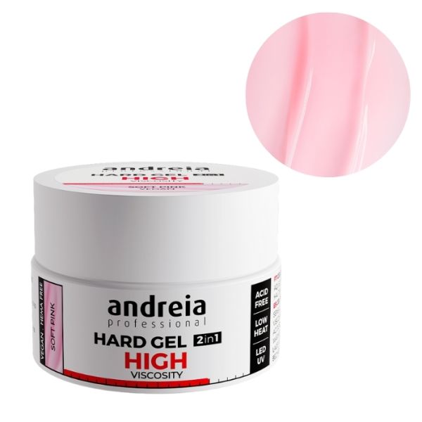 Gel de construction haute viscosité Soft Pink Andreia 22Gr