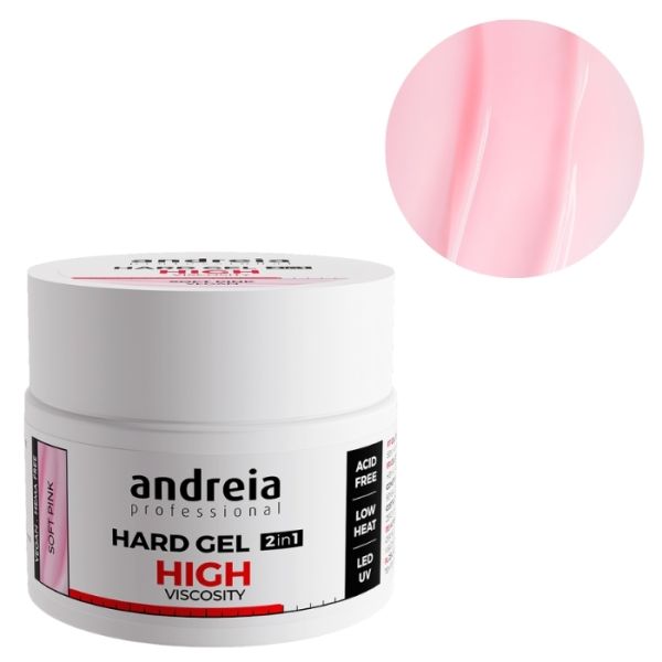 Gel de construction haute viscosité Soft Pink Andreia 44Gr