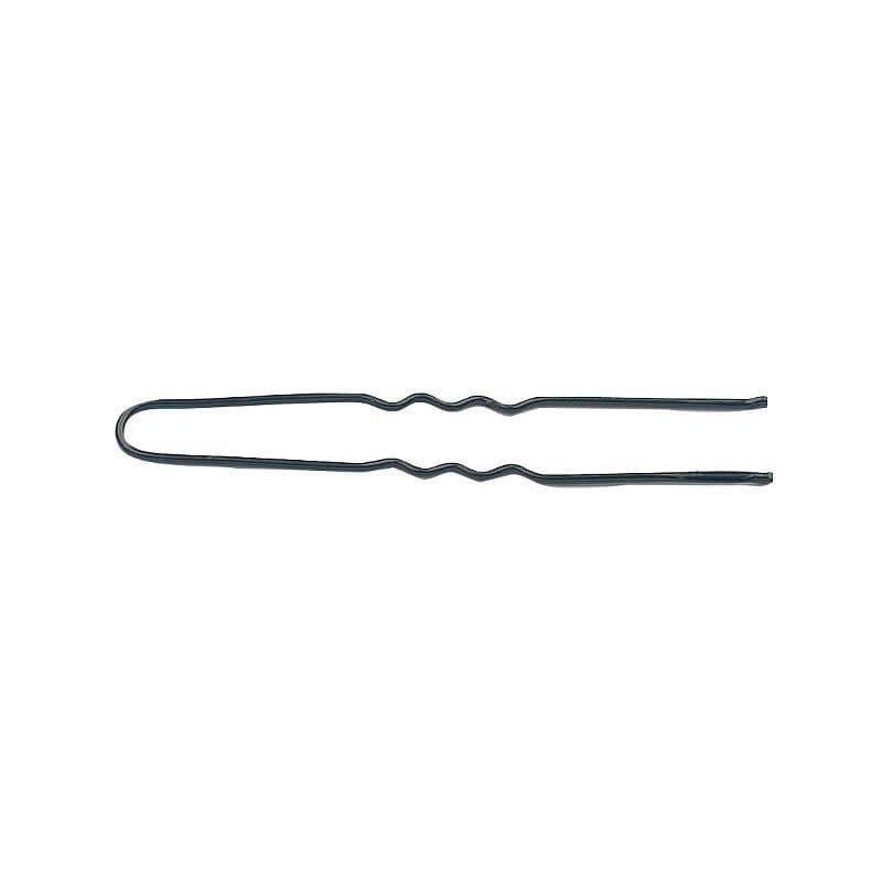 Presilhas de Cabelo Pretas 65 mm Pacote com 50 peças