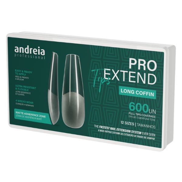 Capsules Pro Extend Tips long coffin Andreia
