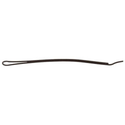 Kaart 24 zwarte paperclips 70 mm