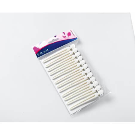 CLIPS ALU / WHITE PLASTIC