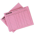Paquet de 50 Fiches Techniques Rose
