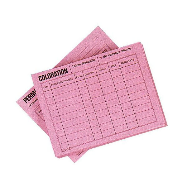 Pakket van 50 Roze Technische Kaarten Pakket van 50 Roze Technische Kaarten