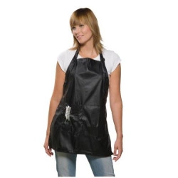 Carine Black Apron