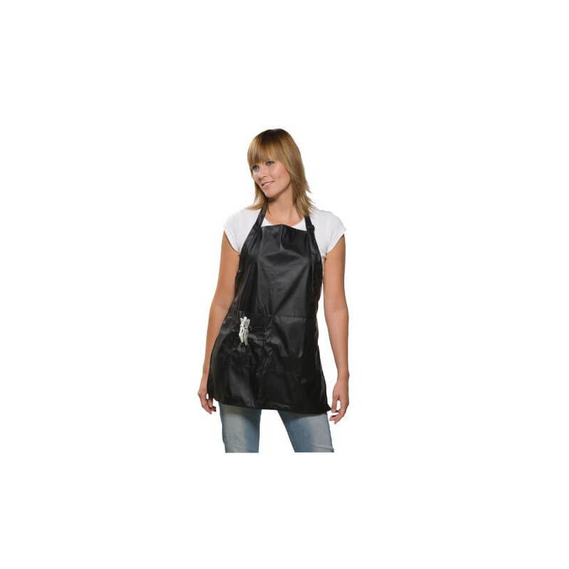 Carine Black Apron