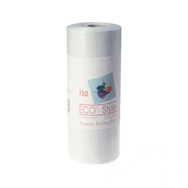 Roll of Eco Style plastic-coated napkins