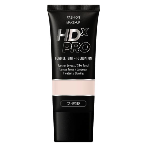 Fond de teint HDX PRO 02 ivoire Fashion Make Up