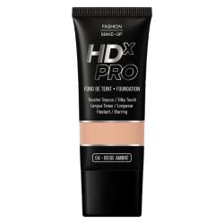 Fond de teint HDX PRO 04 beige ambré Fashion Make Up