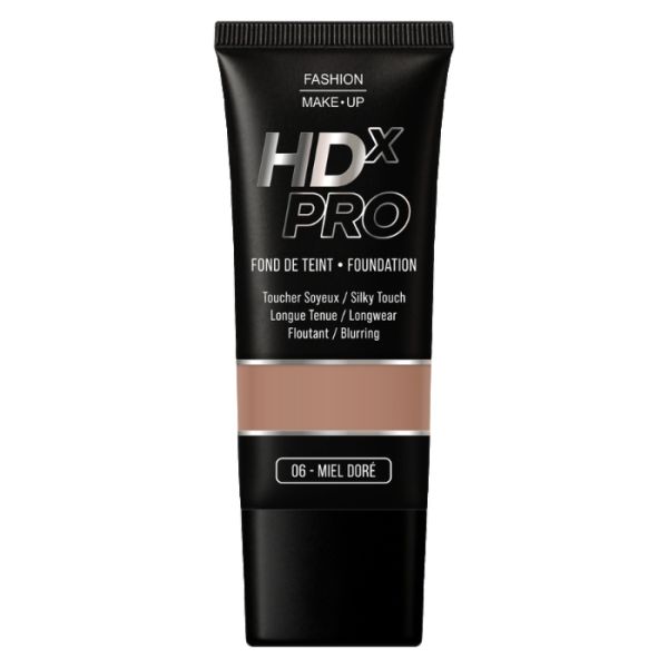 Fond de teint HDX PRO 06 miel doré Fashion Make Up