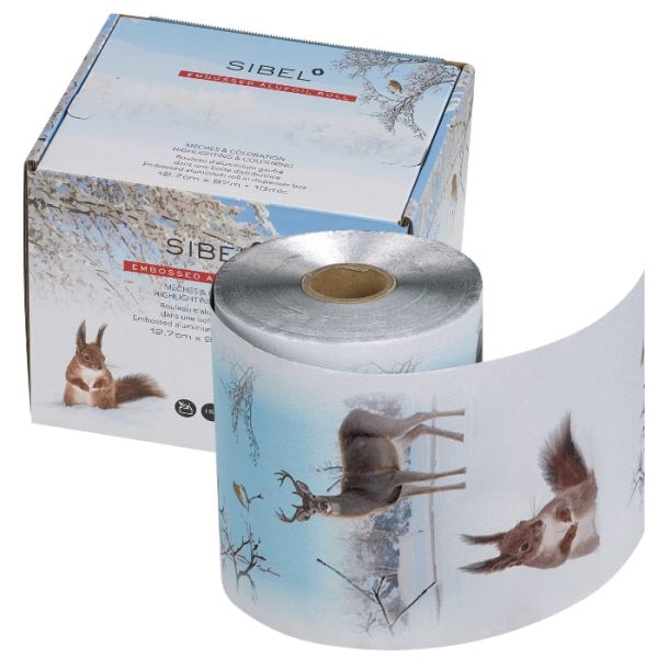 Rouleau feuille aluminium gaufrée Sibel