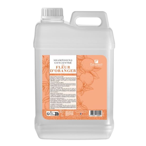Shampooing concentré Fleur D'oranger Fauvert Professionnel 3L
