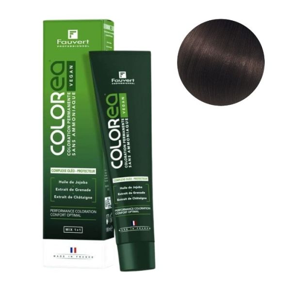Coloration Colorea vegan 4/21 expresso frappé Fauvert 100ML