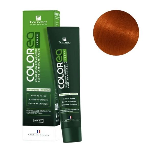 Coloration Colorea vegan 8/44 blond clair cuivré Fauvert 100ML