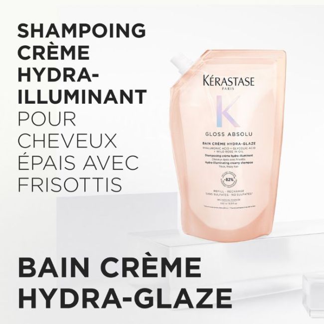 Recharge bain crème Hydra-Glaze Gloss Absolu Kérastase 500ML