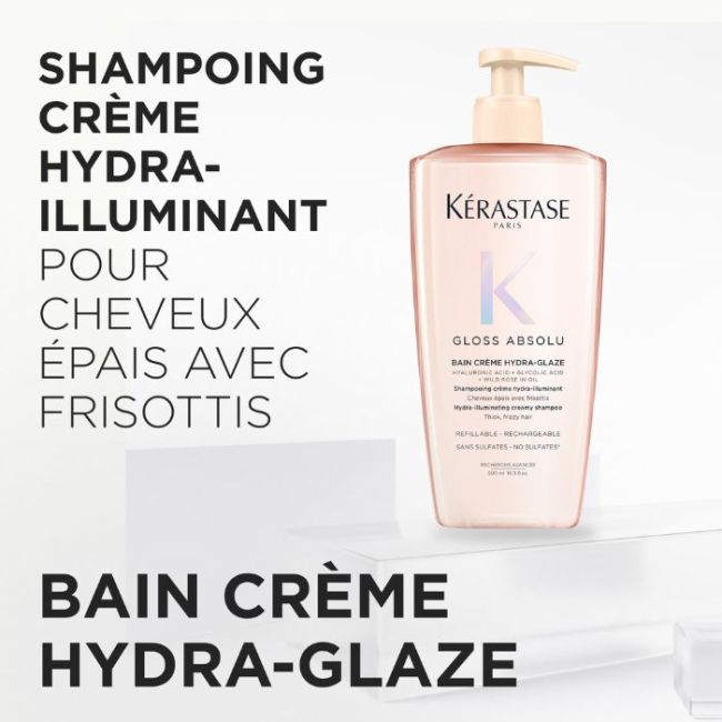 Bain crème rechargeable Hydra-Glaze Gloss Absolu Kérastase 500ML